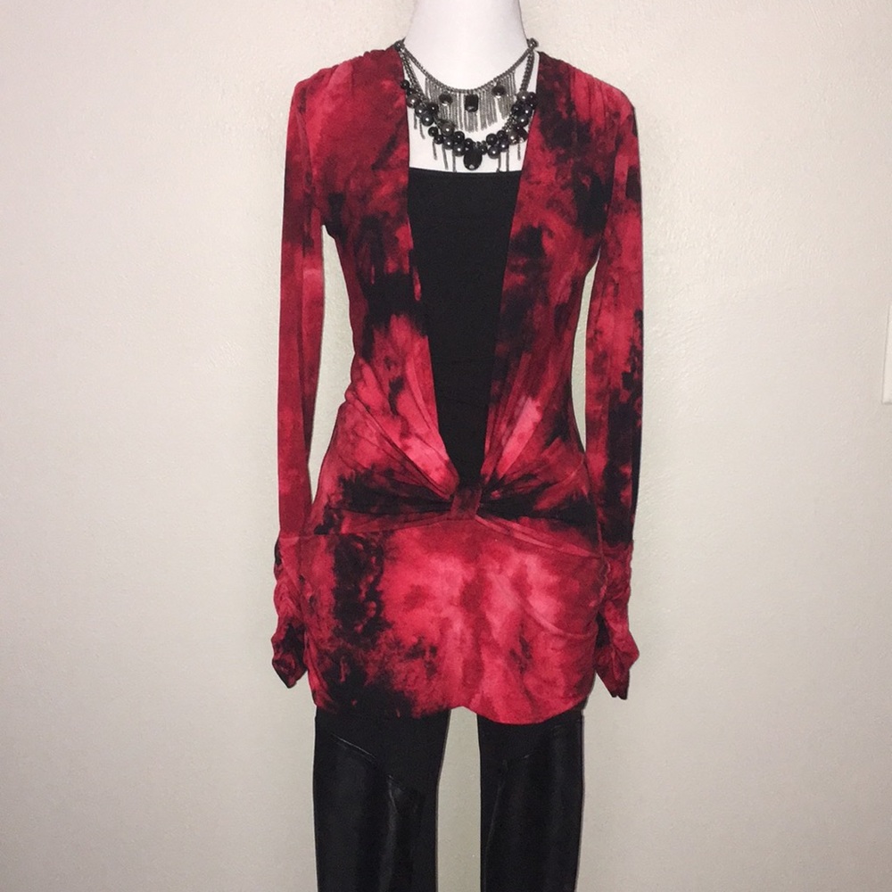3 for $15: Bisou Bisou tunic w/ sewn in black top.